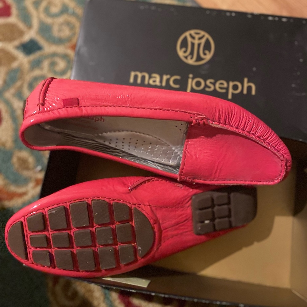 Marc Joseph W8.5 NIB pink patent driving shoe